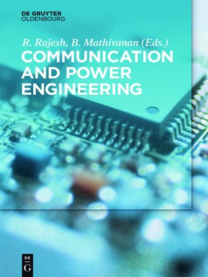 cover image of Communication and Power Engineering